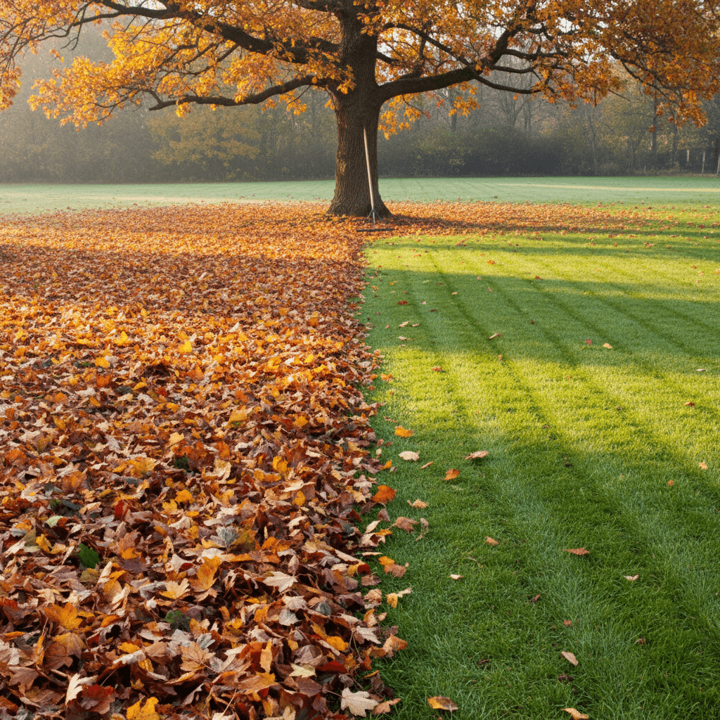 Leaf cleanup that breathes