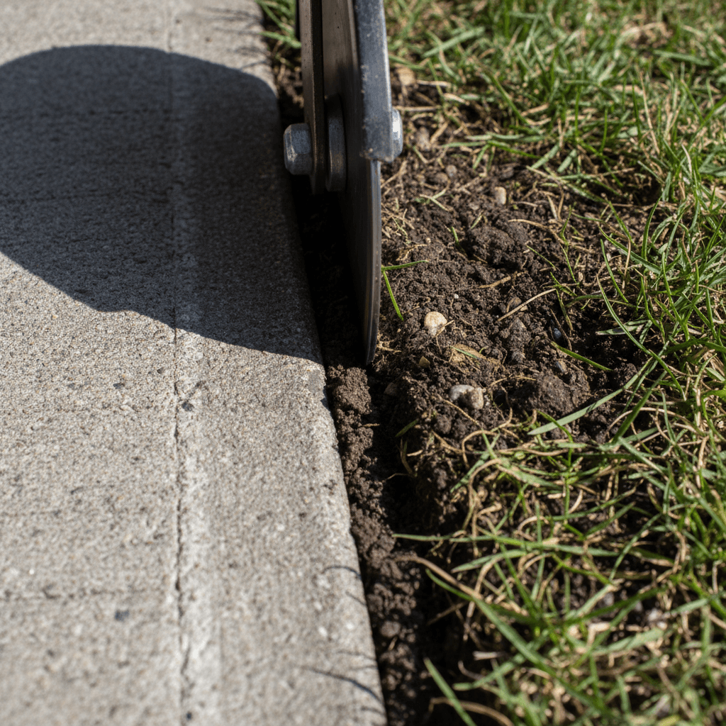 Clean edging detail