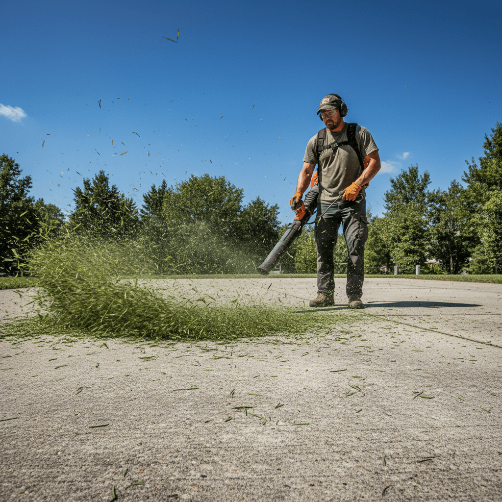 Blowing that leaves nothing behind