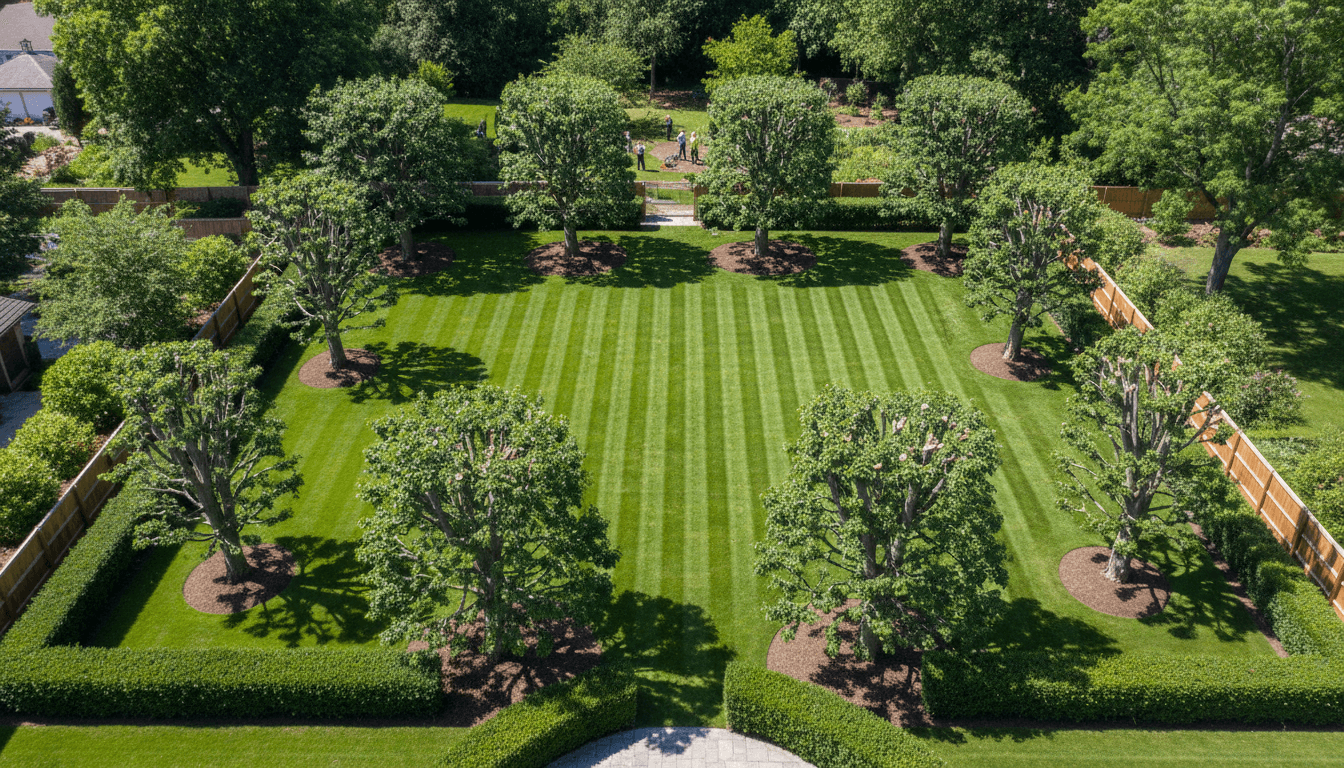 Yard cleanup and transformation project